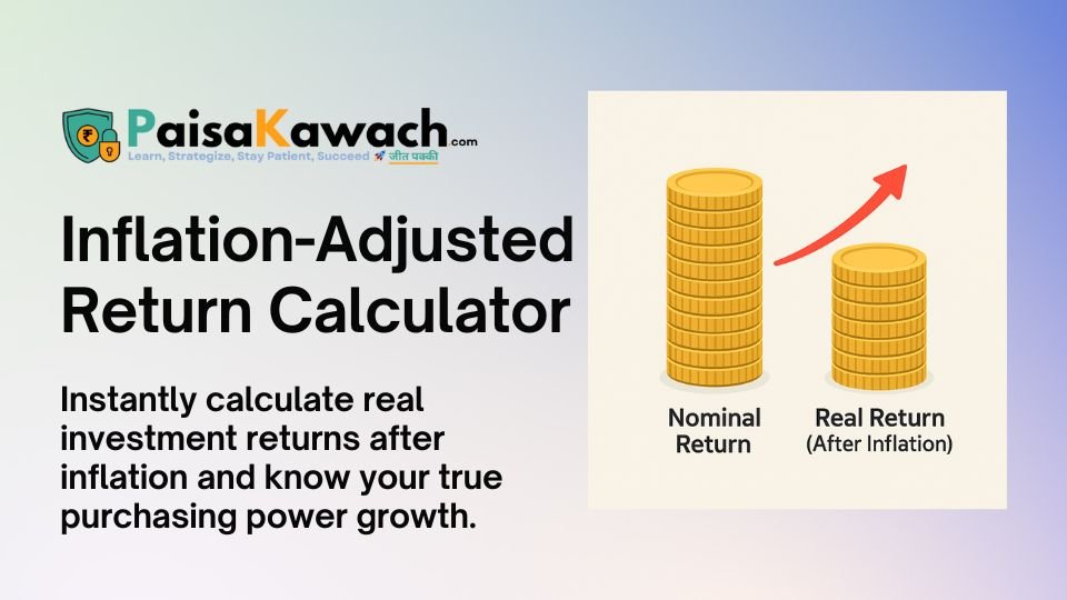 Inflation-Adjusted Return Calculator – Calculate Real Investment Returns After Inflation